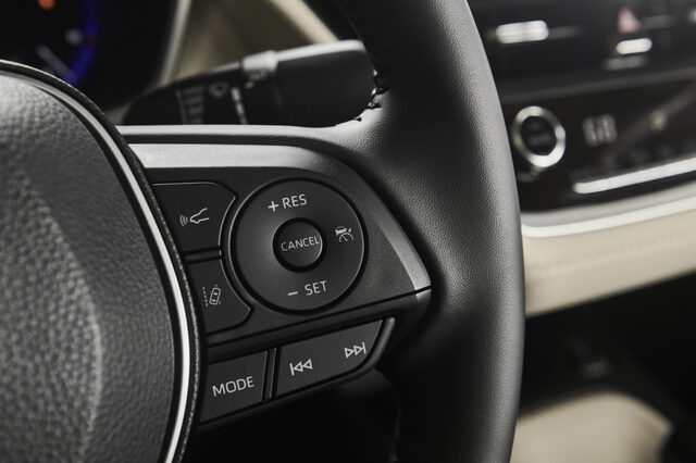 2020 Toyota Corolla XSE Cruise Control and Driver Assist Buttons on Steering Wheel