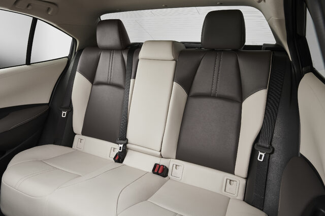 2020 Toyota Corolla XSE Rear Seat Interior, Two-Tone Upholstery