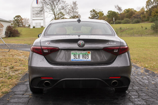 2018 Alfa Romeo Giulia Ti Sport Q4 Rear View