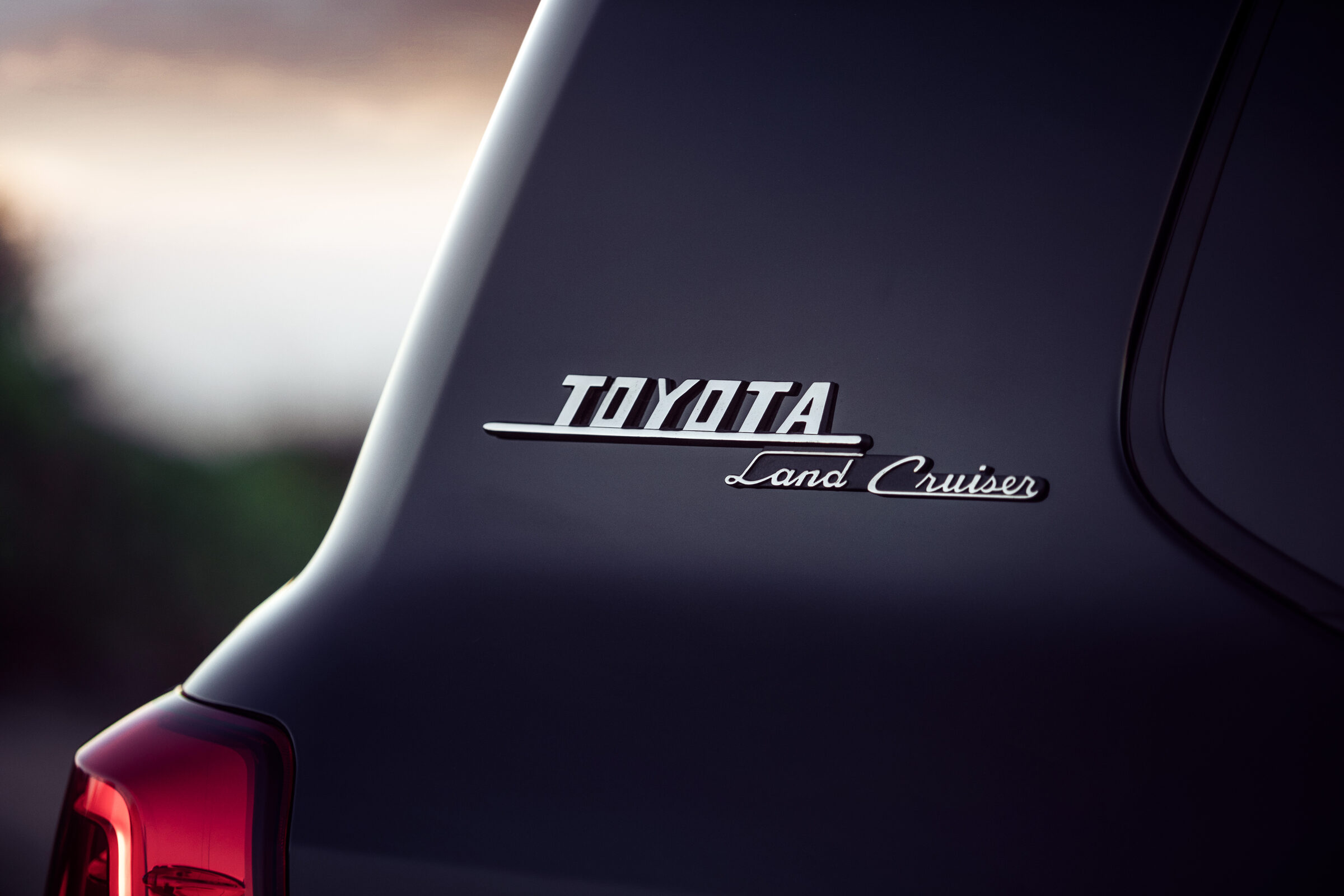 2020 Toyota Land Cruiser Heritage Edition Retro Script Rear Badge Detail