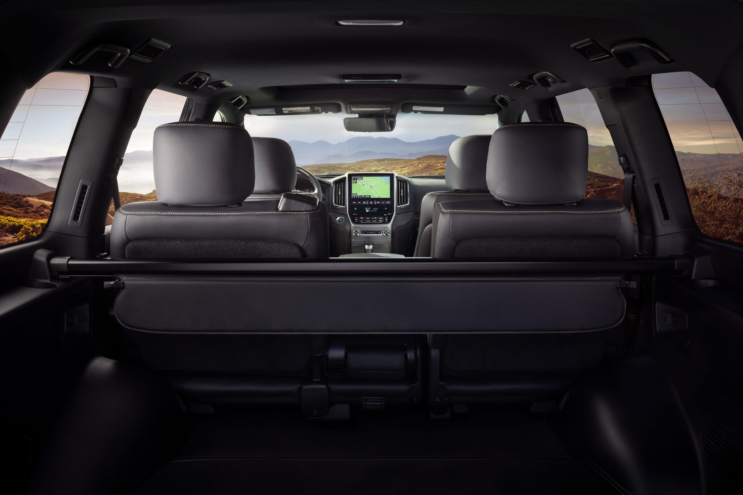 2020 Toyota Land Cruiser Heritage Edition Interior Rear Cargo Area Looking Forward