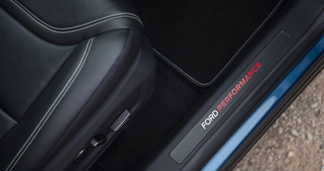 2020 Ford Explorer ST Ford Performance Door Sill Plate Interior Detail
