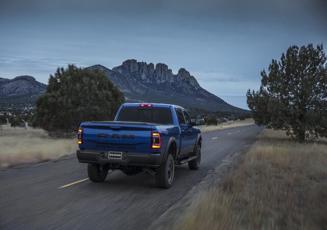 2020 RAM 2500 Power Wagon [rear road mountain dusk alt]
