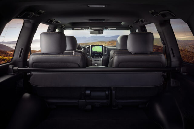 2020 Toyota Land Cruiser Heritage Edition Interior Rear Cargo Area Looking Forward