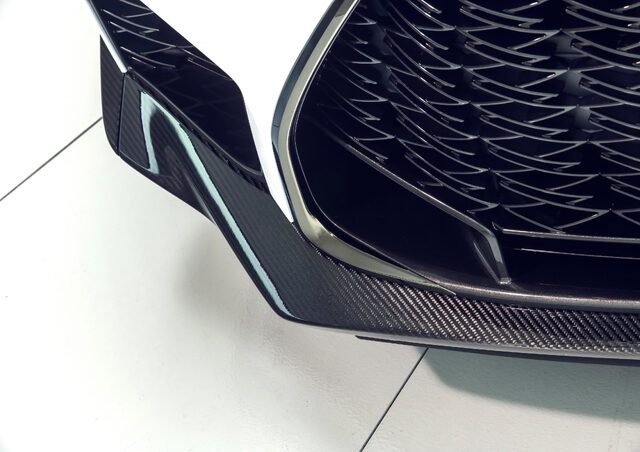 2020 Lexus RC F Track Edition, carbon fiber front splitter detail