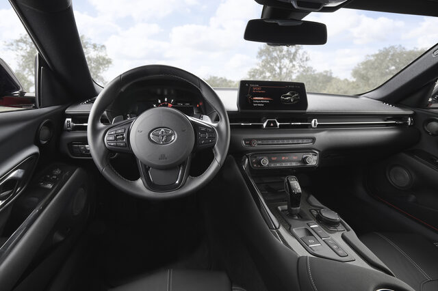 2020 Toyota GR Supra Interior Dashboard and Driver's Cockpit