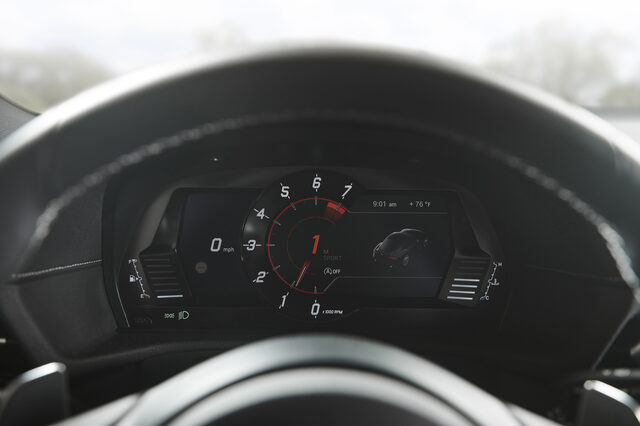 2020 Toyota GR Supra Digital Instrument Cluster Display