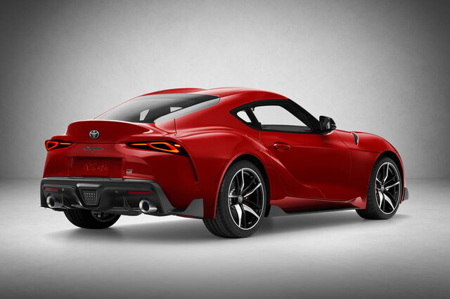 2020 Toyota GR Supra Rear Three-Quarter Studio View