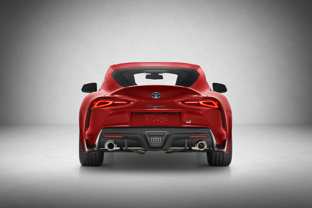 2020 Toyota GR Supra Rear View Studio Shot