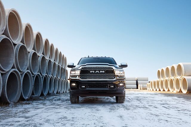 2020 RAM 2500 HD [front 3/4 concrete pipes alt]