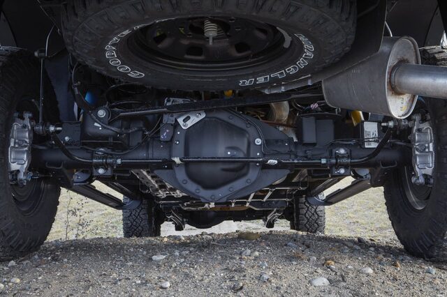 2020 RAM 2500 Power Wagon rear axle detail