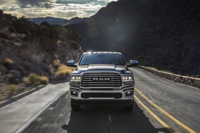 2020 RAM 2500 HD driving [front grille highway]