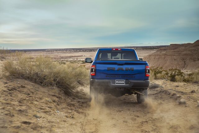 2020 RAM 2500 Power Wagon off-road [rear trail dust]