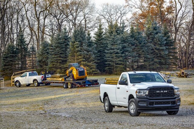 2020 RAM 2500 Power Wagon on terrain mound [rear]