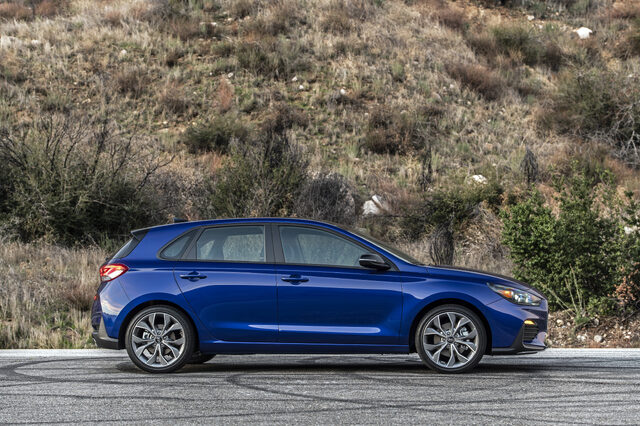 2019 Hyundai Elantra GT N-Line Side Profile View