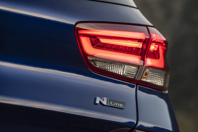 2019 Hyundai Elantra GT N-Line Rear Taillight and N Line Badge