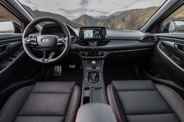 2019 Hyundai Elantra GT N-Line Interior Dashboard and Infotainment