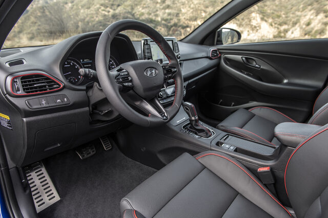 2019 Hyundai Elantra GT N-Line Interior Driver Cockpit