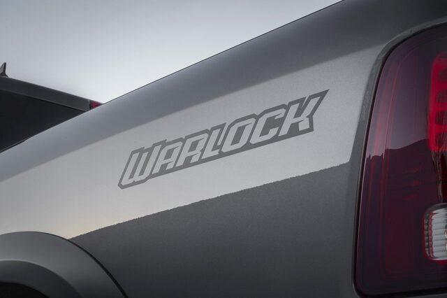 2019 RAM 1500 Classic Warlock bed side graphic detail
