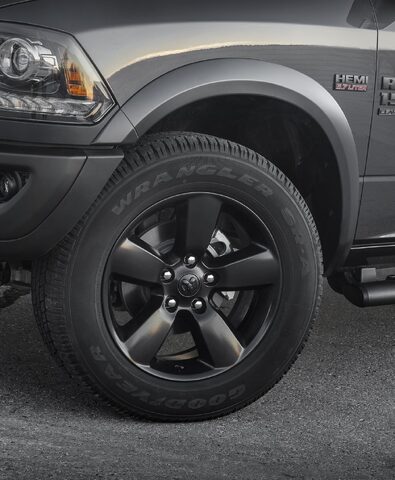2019 RAM 1500 Classic Warlock black alloy wheel and tire