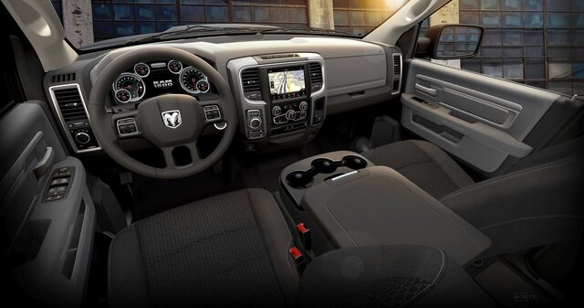 2019 RAM 1500 Classic Warlock dashboard and infotainment