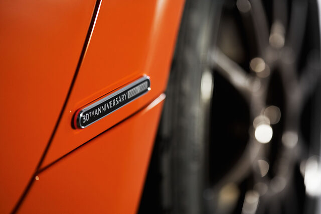 2019 Mazda MX-5 Miata 30th Anniversary, numbered anniversary plaque on fender