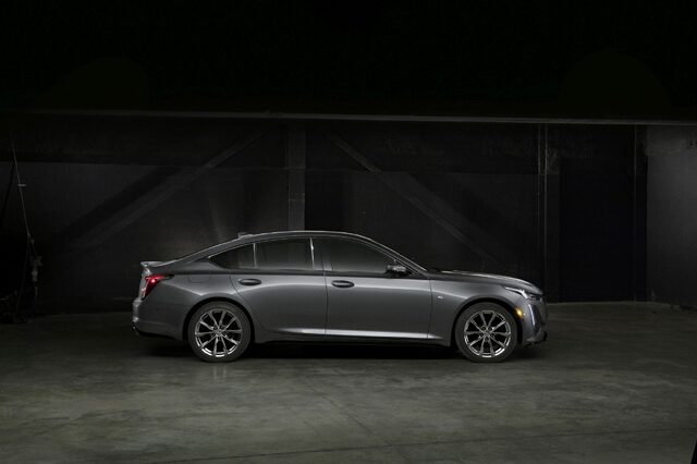2020 Cadillac CT5 Sport Side Profile Dark Background