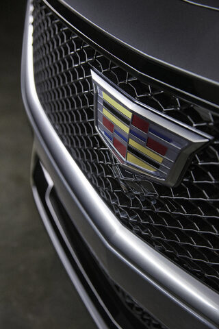 2020 Cadillac CT5 Sport Front Grille Closeup