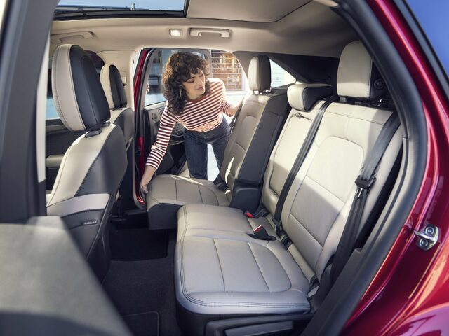 2020 Ford Escape Titanium Rear Seat Passenger Entry Lifestyle