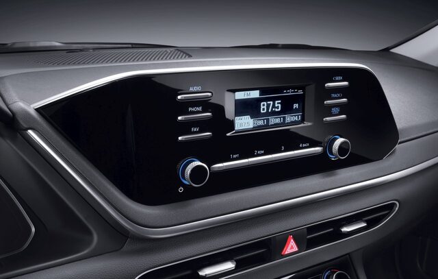 2020 Hyundai Sonata Base Audio System Radio Display
