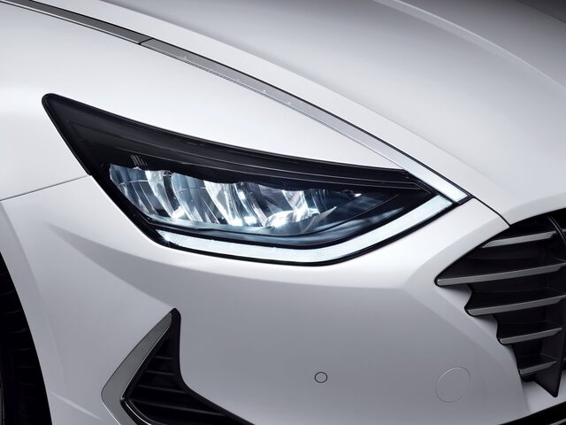 2020 Hyundai Sonata LED Headlight Detail White Exterior