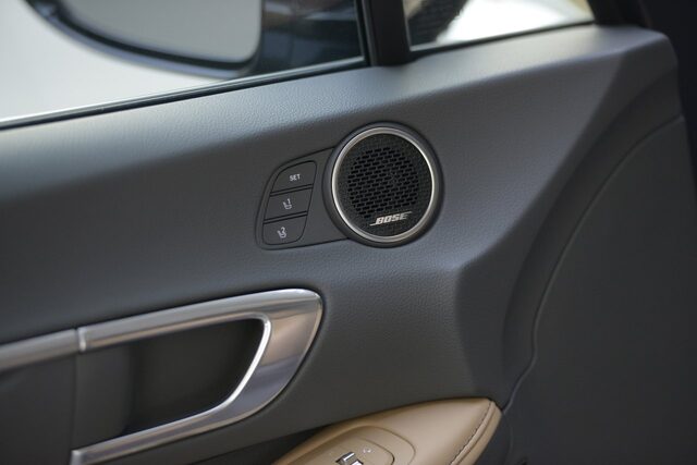 2020 Hyundai Sonata door panel showing Bose speaker and seat memory controls
