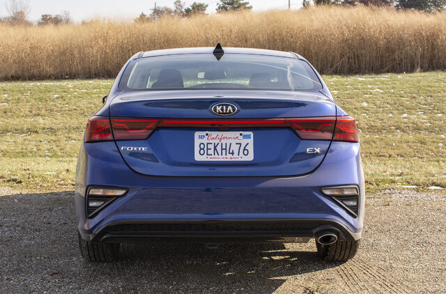 2019 Kia Forte EX Launch Edition rear view