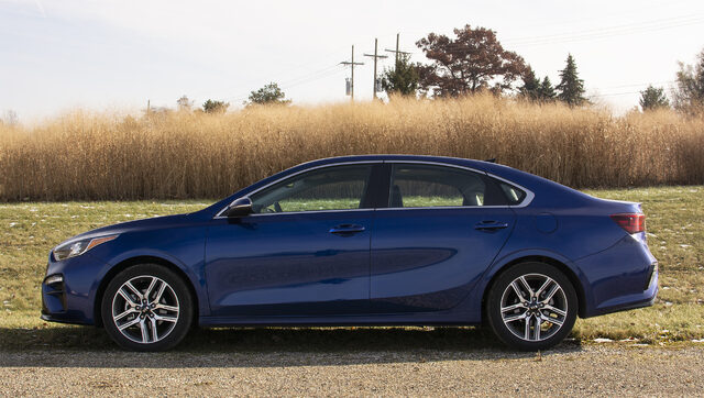 2019 Kia Forte EX Launch Edition side profile