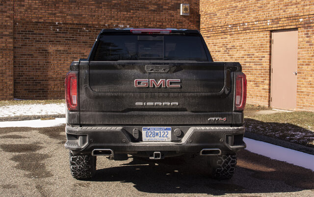 2019 GMC Sierra 1500 AT4 rear view