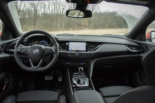 2019 Buick Regal GS interior dashboard and infotainment