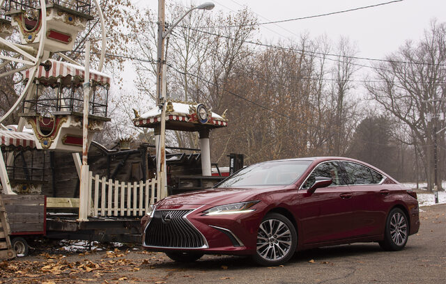 2019 Lexus ES 350 Front Three-Quarter View at Vintage Fairground