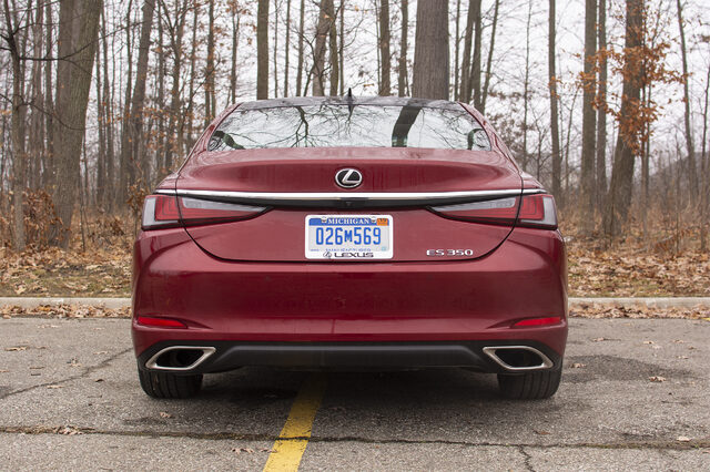 2019 Lexus ES 350 Rear View with ES 350 Badge and Taillamps