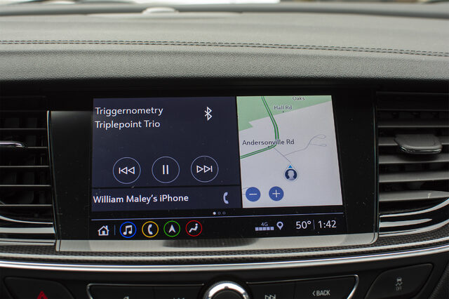 2019 Buick Regal GS IntelliLink touchscreen with Apple CarPlay