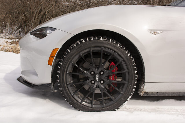 2019 Mazda MX-5 Miata RF Club BBS Wheel and Brembo Brake Detail
