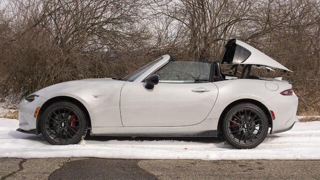 2019 Mazda MX-5 Miata RF Club Retractable Hardtop Fully Open