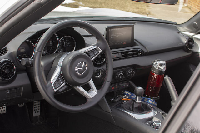 2019 Mazda MX-5 Miata RF Club Interior and Manual Shifter