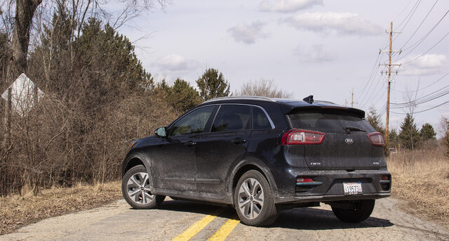2019 Kia Niro EV EX Premium Rear Three-Quarter View