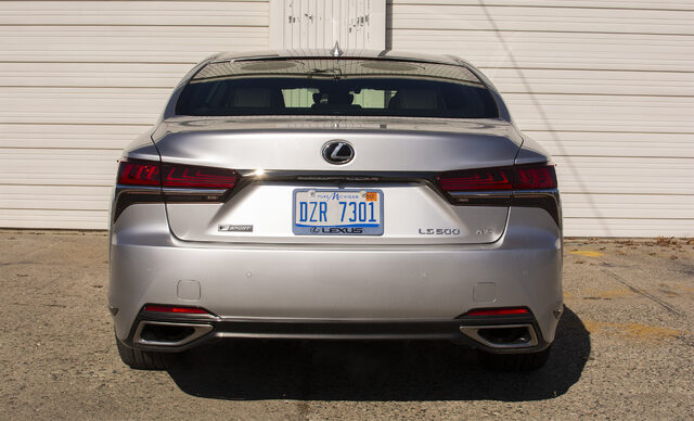 2019 Lexus LS 500 F-Sport Rear View