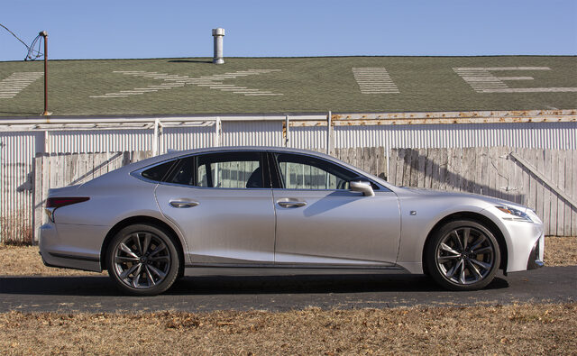 2019 Lexus LS 500 F-Sport Passenger Side Profile