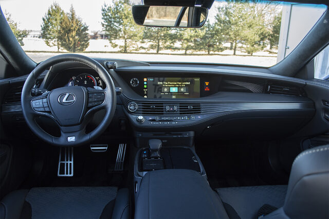 2019 Lexus LS 500 F-Sport Dashboard and Interior