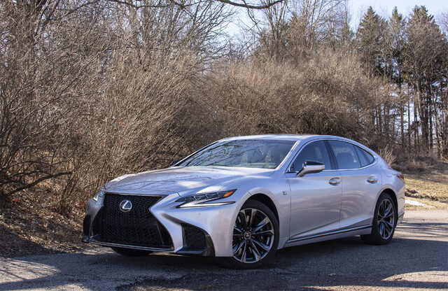 2019 Lexus LS 500 F-Sport Front Three-Quarter View