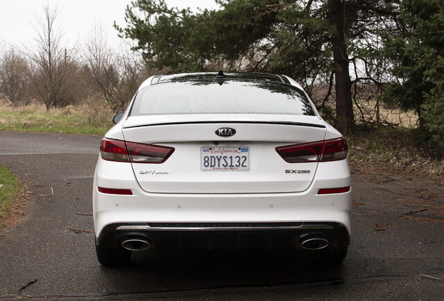 2019 Kia Optima SX rear view