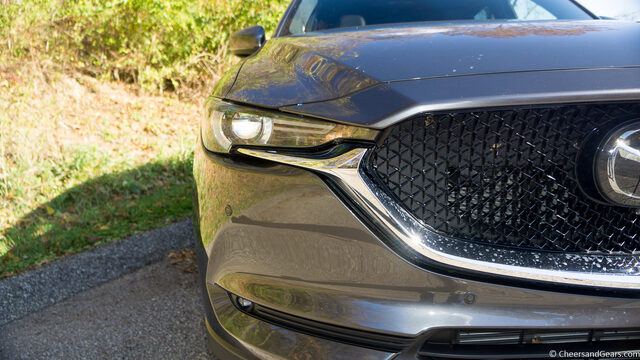 2019 Mazda CX-5 Signature — Front Grille and LED Headlight Detail