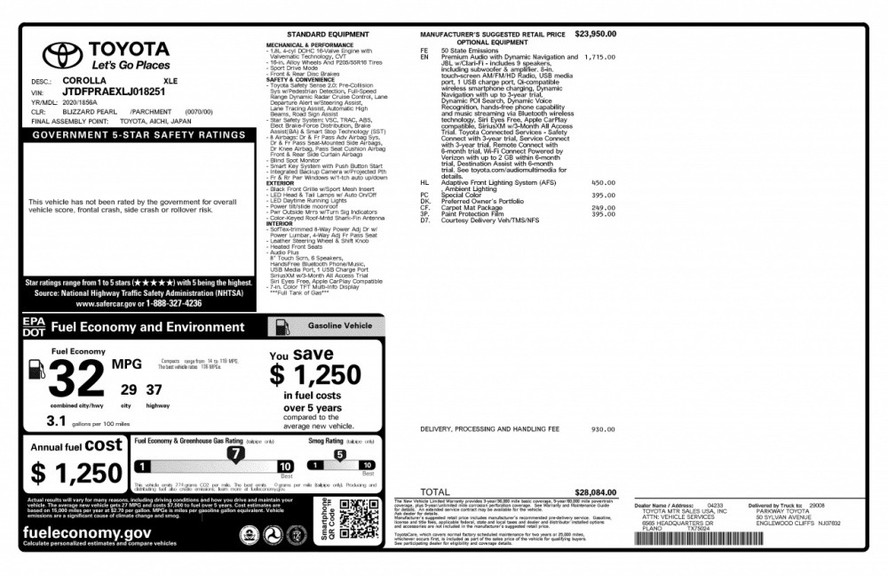2020 Toyota Corolla monroney.jpg